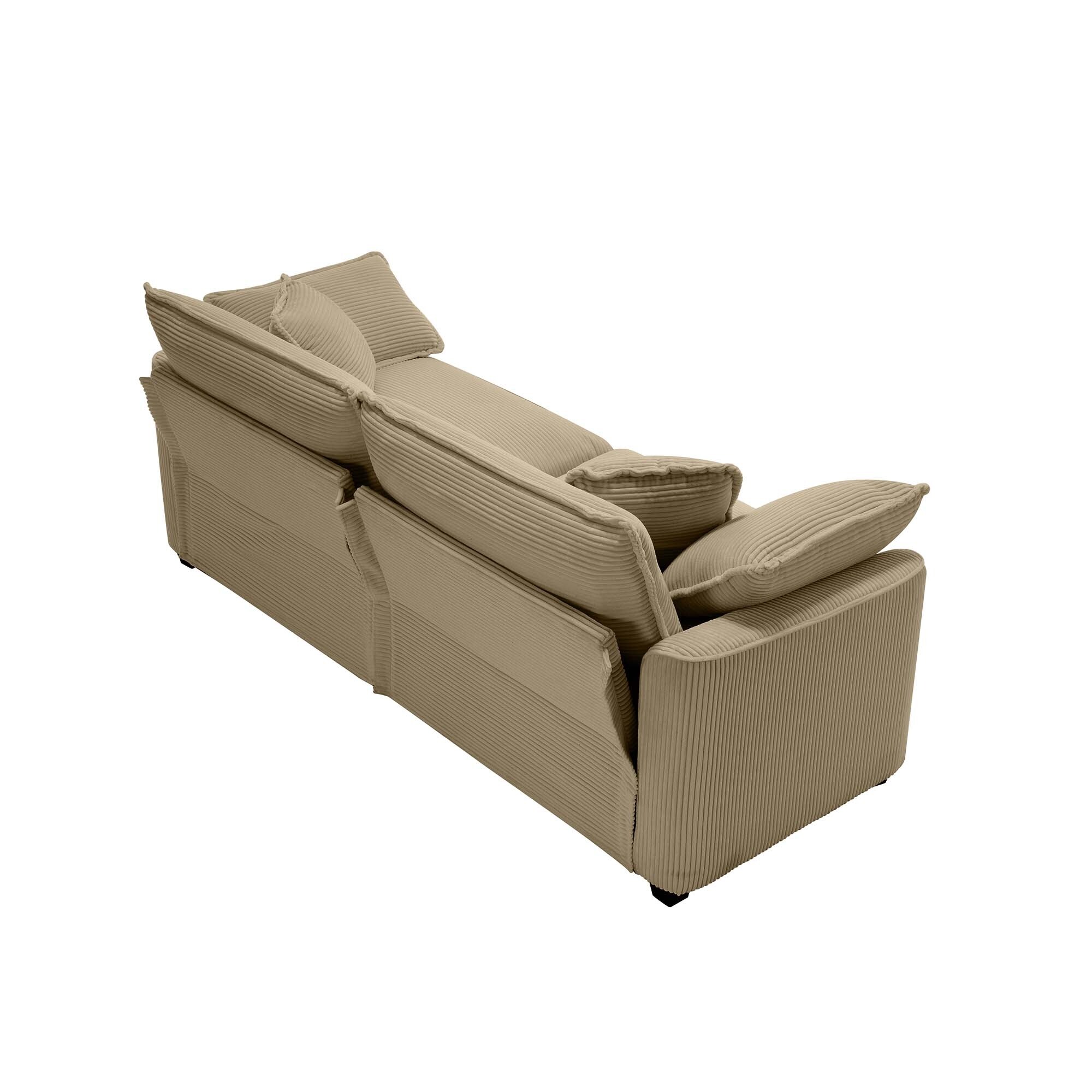 2+1+1Seater Flexible Combinations Sofa Set with One 2-Seater Sofas